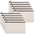 thumbnail image 1 of 10pcs DIY Craft Bag Canvas Pencil Cases Sublimation Blank Makeup Bags Heat Transfer Bag, 1 of 3