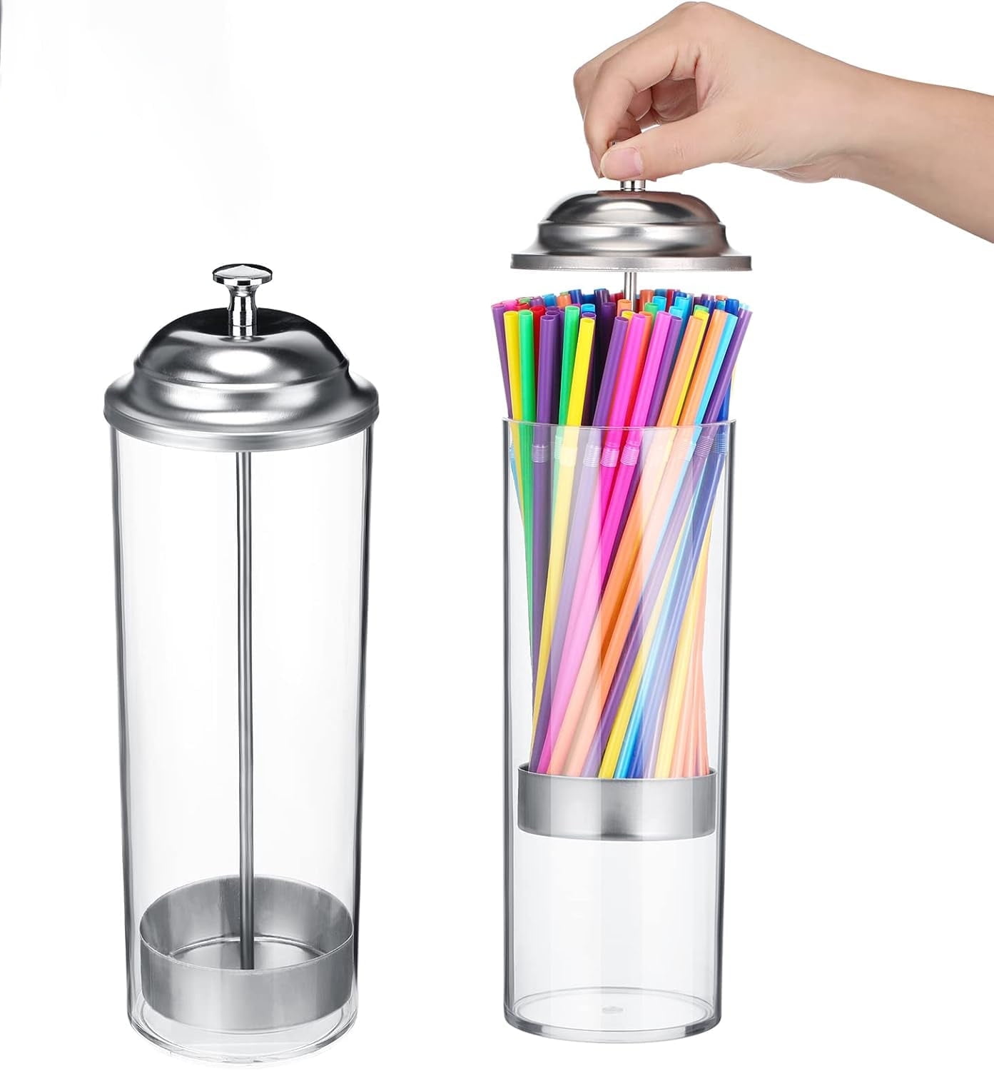 Retro Straw Dispenser - Plastic Holder - Walmart.com
