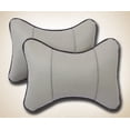 thumbnail image 4 of 1Pcs Car Neck Pillow PU Leather Seat Car Seat Head Neck Rest Headrest Car Rest Cushion For Universal Car 28X20CM, 4 of 4