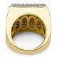 thumbnail image 5 of Anillos de estilo hip hop para hombre, de color dorado, de cobre, plisados, con piedra de circonita cúbica, estilo punk, joyería de moda, tallas 7-11,10, 5 of 5