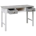 thumbnail image 2 of vidaXL Bureau Gris 110x45x76 cm Bois, 2 of 5