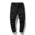 thumbnail image 2 of toraway Mens Shorts Casual 10 Inch Inseam Male Cargo Pants Solid Color Multi Pocket Tether Stretch Solid Color Pants 32, 2 of 3
