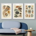 thumbnail image 3 of wall26 Framed Canvas Print Wall Art Set Vintage Retro Jellyfish Coral Reef Posters Nature Animals Illustrations Realism Rustic Landscape Colorful for Living Room, Bedroom, Office - 16"x24"x, 3 of 5