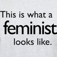 thumbnail image 3 of CafePress - This Is What A Feminist Looks Like T Shirt - Light T-Shirt - CP, 3 of 4