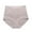 Grey, variant on Women's High Waist Lace Underwear Soft Comfortable V Neck Briefs Seamless Panties for Daily Wear
