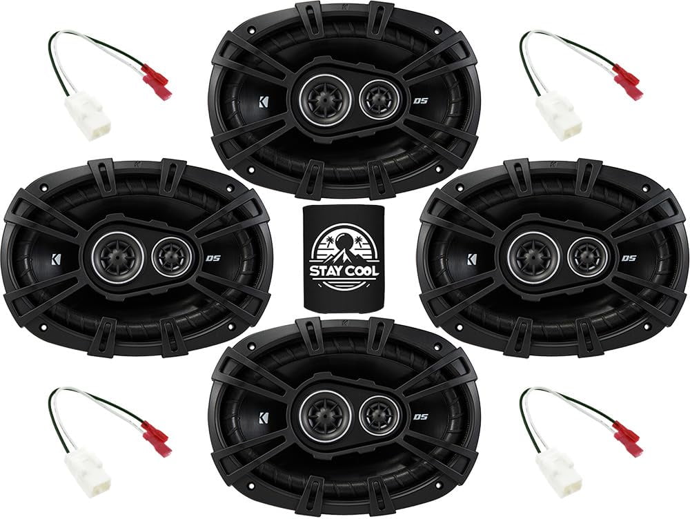 Kicker 6x9 Speaker Upgrade Kit For RAM 1500/2500/3500 2013-2023 - 4 Speaker Bundle