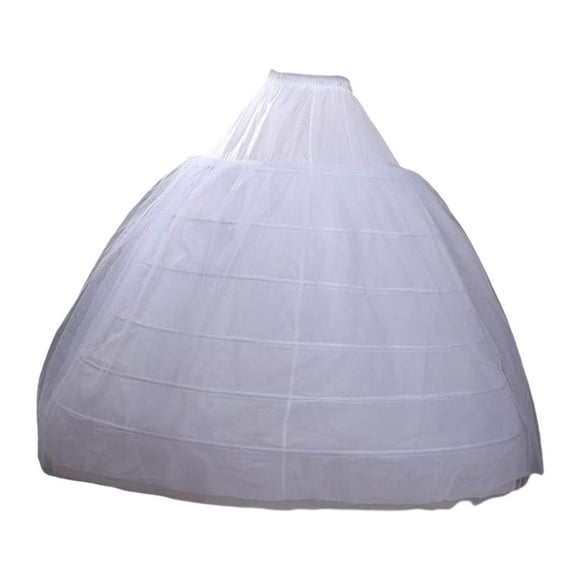 Enagua de crinolina para mujer Strade Fareast Limited elegante y versátil 6 aros para vestido de novia