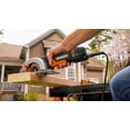 thumbnail image 2 of WORX WX439L 4.5 Inch and 4.5 Amp One Hand Compact Circular Saw, Black and Orange, 2 of 7