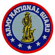 Eagle Emblems PM0560 Patch - National Guard - 3.63 in.