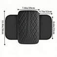 thumbnail image 3 of BallsFHK PU Leather Car Armrest Cushion - with Ventilation Holes & Side Pockets, 3 of 3