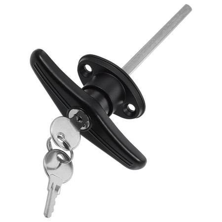 

Garage Door Lock Kit Locking T-Handles Replacement Barn with The Coop Shed Hardware Key Zinc Alloy