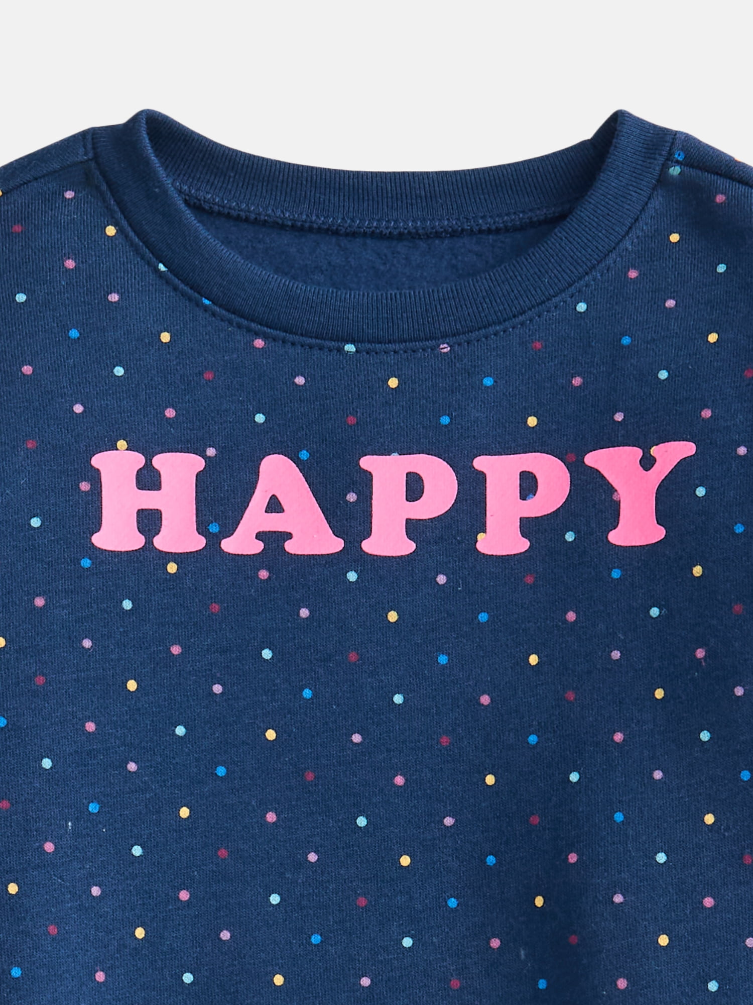 Wonder Nation Baby & Toddler Fleece Crewneck Sweatshirt, Sizes 6M-5T