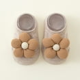 thumbnail image 4 of CZHQWE Toddler Socks New Born Socks 0-3 Baby Boy Baby Girls Socks,Flower Non-Slip Grips For Babies Toddler Princess Low Cut Ankle Socks For Girls1-3 Years, 4 of 9