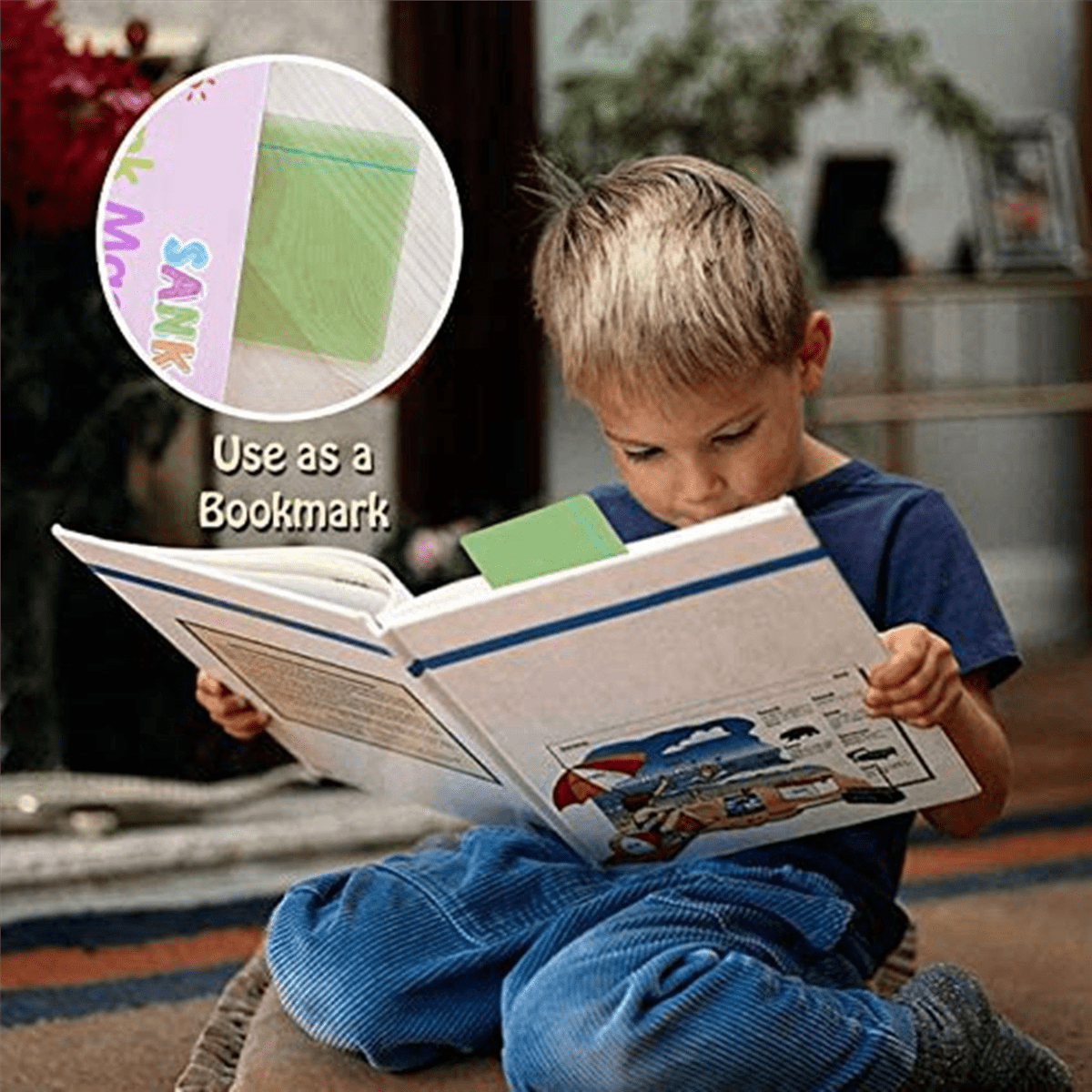 48 Pieces Guided Reading Highlight Strips Colored Overlays Bookmark Reading Tracking Rulers with Line for Dyslexia, ADHD