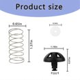 thumbnail image 4 of 26-27 Coffee Machine Bottom Spring Loaded Stopper Brew Basket For Coffee Makers -fit Models 990117900 990237500, 4 of 5