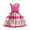 Hot Pink, variant on Elainilye Fashion Toddler Girls Formal Dresses Satin Bowknot Flower Decoration Birthday Party Gown Long Dresses, Sizes 3-9Y,Pink