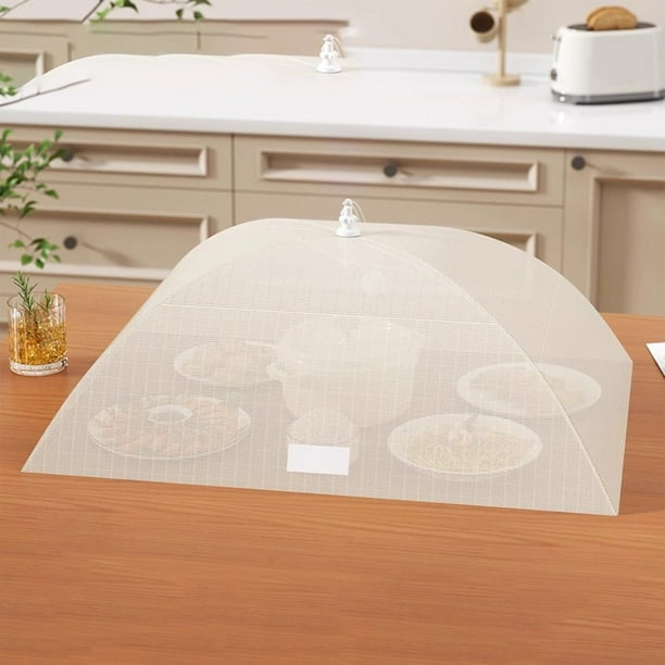 Aparatos de cocina, accesorios, utensilios y herramientas. Funda de alta gama, plegable y lavable para uso doméstico. Resistente al hollín y a las moscas. Ideal para cubrir restos de comida y vajilla.