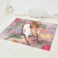 thumbnail image 2 of Pioneer Flower Floral Print Pattern Blanket,Comfortable Soft Flannel Throw Blanket,All Season,Warm Lightweight Blankets for Sofa Bed Couch Living Room Chair,30"x40", 2 of 4