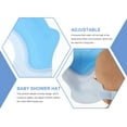 thumbnail image 4 of BRIGHTFUFU Bonnet de Bain Forme Couronne Imperméable Bleu Lot de 1, 4 of 7