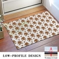 thumbnail image 3 of White Bigfoot and Footprint Pattern Door Rugs,Washable Non Slip Door Mats Indoor,Decorative Door Mats,Entry Mat Indoor for Entrance,Bedroom,Kitchen,Bathroom,16"x24", 3 of 6