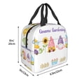 thumbnail image 3 of Pofeuu Watercolor Gnome Garden Print Lunch Bag Lunch Box Insulated Lunch Bag Adult Lunch Box for Men and Women, 3 of 8