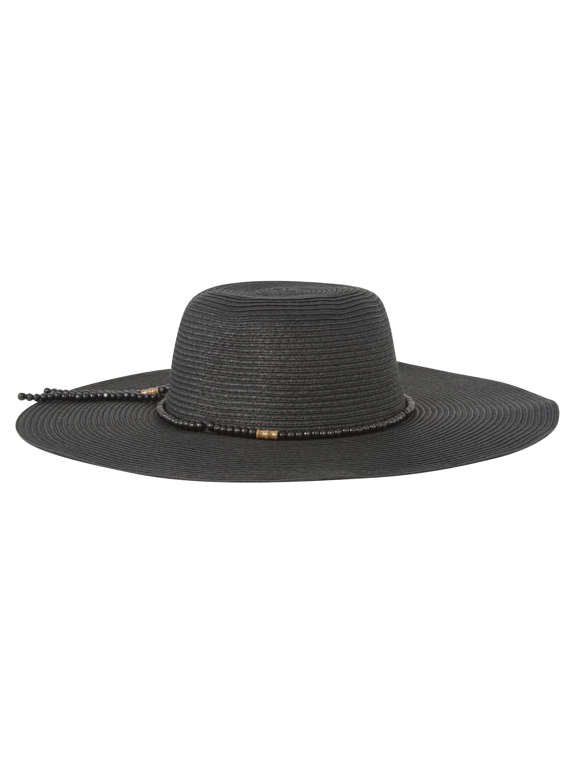 oversized black sun hat