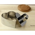 thumbnail image 2 of Molde de anillo para pastel de Mousse de acero inoxidable DIY, cortador de galletas con capa de forma cuadrada redonda y corazón de flores Herramientas y accesorios para hornear en forma de corazon Cateissary JJ21436-04, 2 of 4