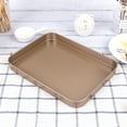 thumbnail image 4 of Dalazy Rectangle Non-stick Baking Tray Carbon Steel Kitchen Cake Bread Biscuit Baking Pan Tool, 4 of 9