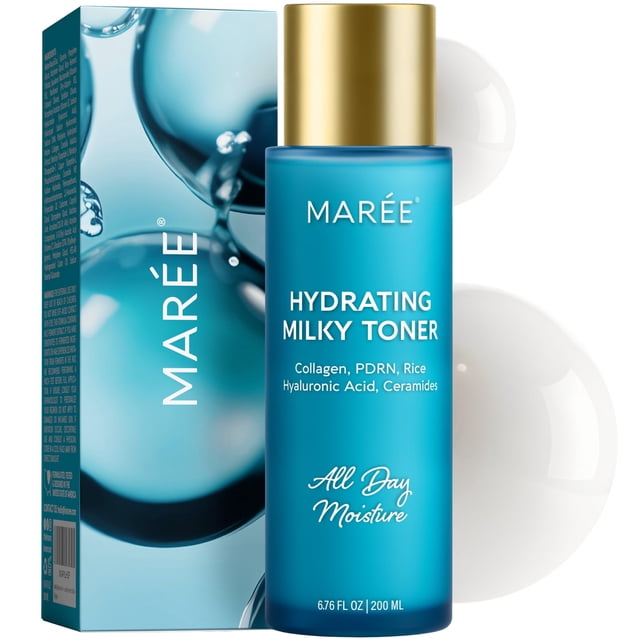 Tónico facial lechoso hidratante MAREE 200 ml con niacinamida