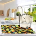 thumbnail image 5 of Coolnut Surf Desk Shark Dish Drying Mat for Kitchen, 16 x 18 Inch Microfiber Absorbent Dish Drying Pad, Machine Washable Kitchen Counter Protect Mats, 5 of 7