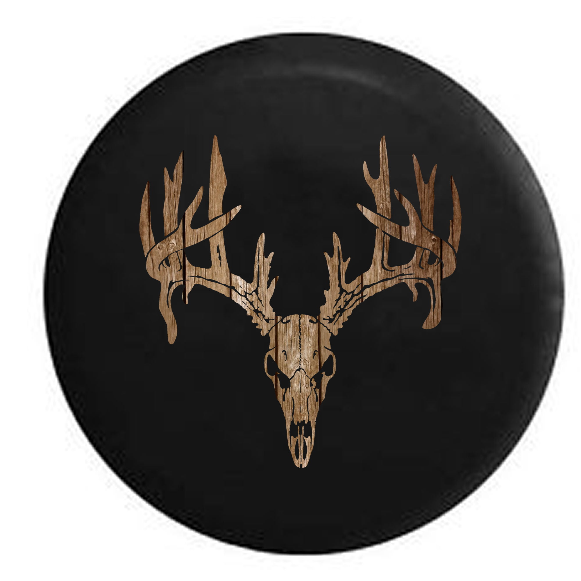 Pike Outdoors Moose in Mountains Scene RV Spare Tire Cover OEM Vinyl Black 33 in 