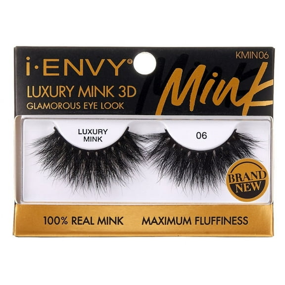 Kiss I Envy Luxury Mink 3D 06 Lashes (Pack of 2)