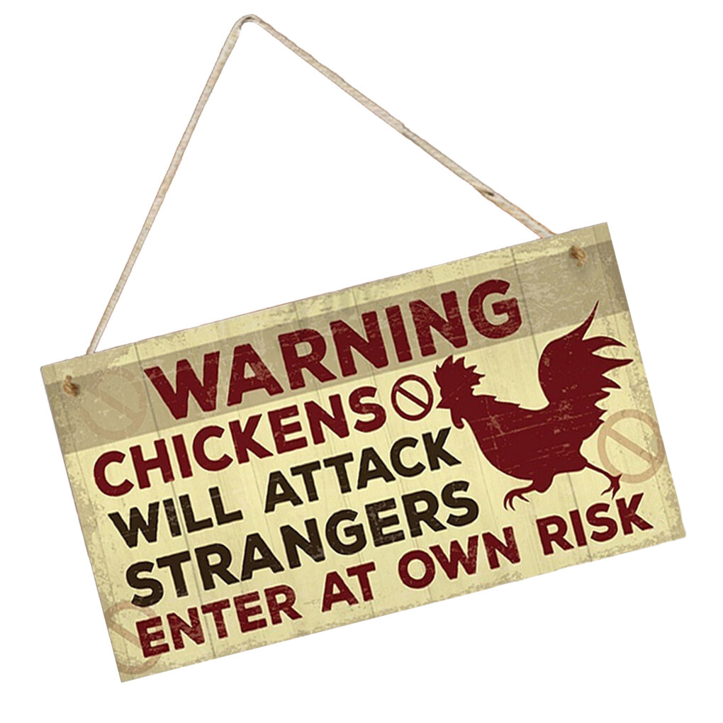 Chicken Coop Sign Vintage Vintage Hanging Plates Garden Plaques Wall