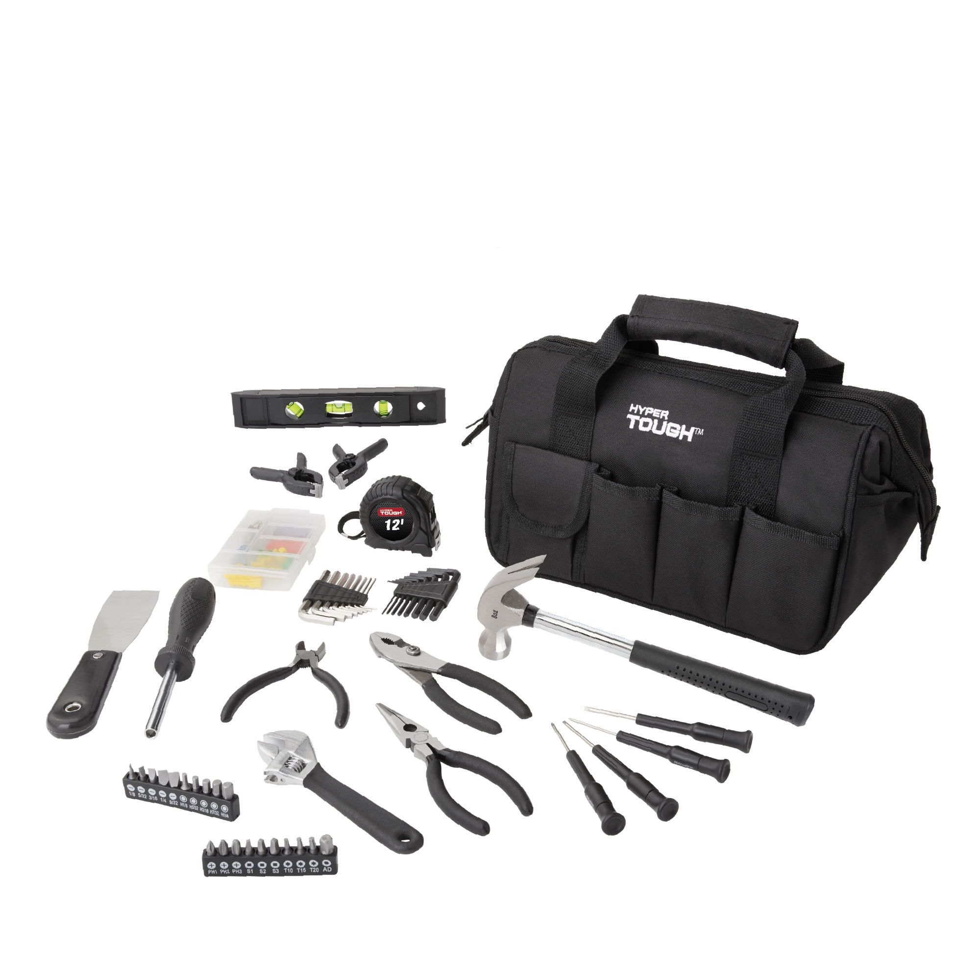 Hyper Tough 215 Piece SAE/mm Multi Tool Home Repair Tool Set