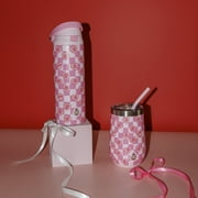 TAL 24oz Stainless Steel 2-in-1 Water Bottle with Straw and Chug Lid, Candy Hearts