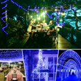 thumbnail image 6 of Morttic Solar Christmas String Lights Outdoor ,72FT 200 Led Solar Fairy Lights with 8 Lighting Models, Waterproof Copper Wire Light for Garden Patio Tree Wedding Party Holiday, Blue, 6 of 14