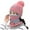 Pink, variant on Prolriy Beanies Hats Men Sets Knit Skiing Hat Knitted Hat Adult Cycling Warm Windproof Baseball Fashion Winter Warm Wool Beanie Winter Hats for Women Black
