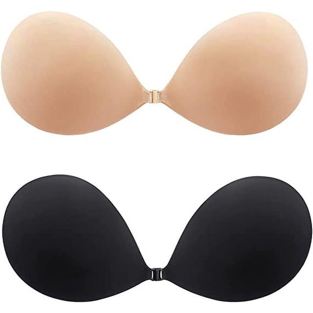 Sujetador adhesivo Invisible, adhesivo, sin tirantes, Push up, espalda descubierta, reutilizable, cubierta de silicona, sujetadores para pezones