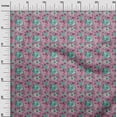 thumbnail image 3 of oneOone Rayon Pink Fabric Floral Sewing Material Print Fabric By The Yard 56 Inch Wide, 3 of 4