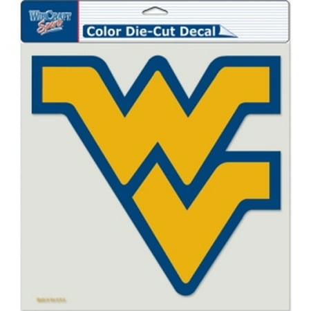 West Virginia Mountaineers 8"x8" Perfect Cut Auto Car Decal Sticker