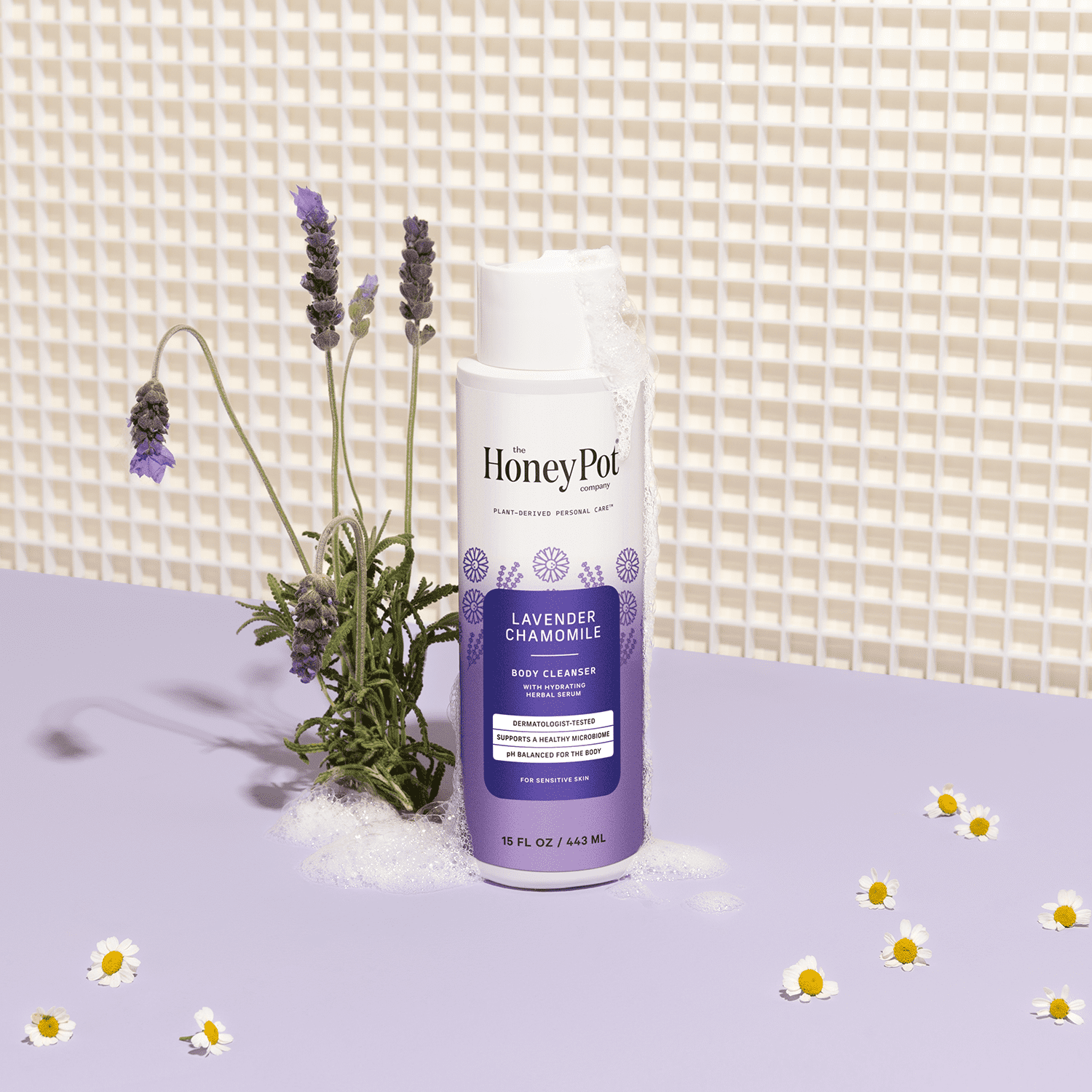 The Honey Pot Company, Lavender Chamomile Hydrating Body Cleanser, 15 fl. oz