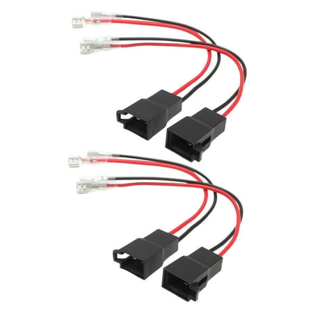 STARTIST Set of 4 Speaker Adaptor Cable Wire Harness Connector ,PC2-805,Car Speaker Wiring Harness Connector Adapter Repairing