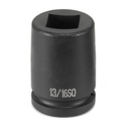 Square 4 Point Socket - Grey Pneumatic 3313S 3/4