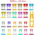 thumbnail image 4 of 120/300PCS Kit de fusibles de cuchilla Fusible automotriz de aluminio Juego de fusibles para automóviles Accesorios para automóviles, 4 of 7