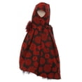 thumbnail image 3 of Big Girl Cap Sleeve Peek A Boo High Low Christmas Holiday Flower Girl Dress Red 10 (K40D4), 3 of 4