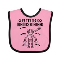 Inktastic Future Robotics Engineer Boys or Girls Baby Bib