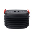 thumbnail image 1 of Almacenamiento De 37L, Cubo Plegable De Plástico Negro Para Exteriores Con Cubierta, Cesta Telescópica Portátil Para Acampar, Viajar, Senderismo Guardurnaity OD004482-00, 1 of 6