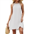 thumbnail image 1 of Vestido para Mujer, Sin Mangas, con Bloques de Color, Color , Talla XXL, 1 of 8