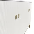 thumbnail image 6 of Pasargad Home Victoria Sideboard- 4 Doors- 2 Drawer with Bronze Metal Frame, 6 of 12