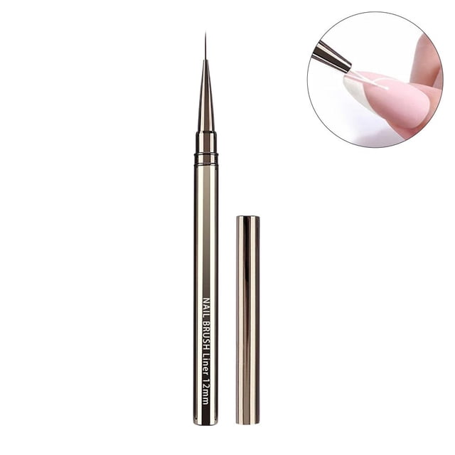 SharkTRUE Professional Nail Art Pens Set - 0.5mm Fine Tip, Long Metal forPrecise Line 9CU8